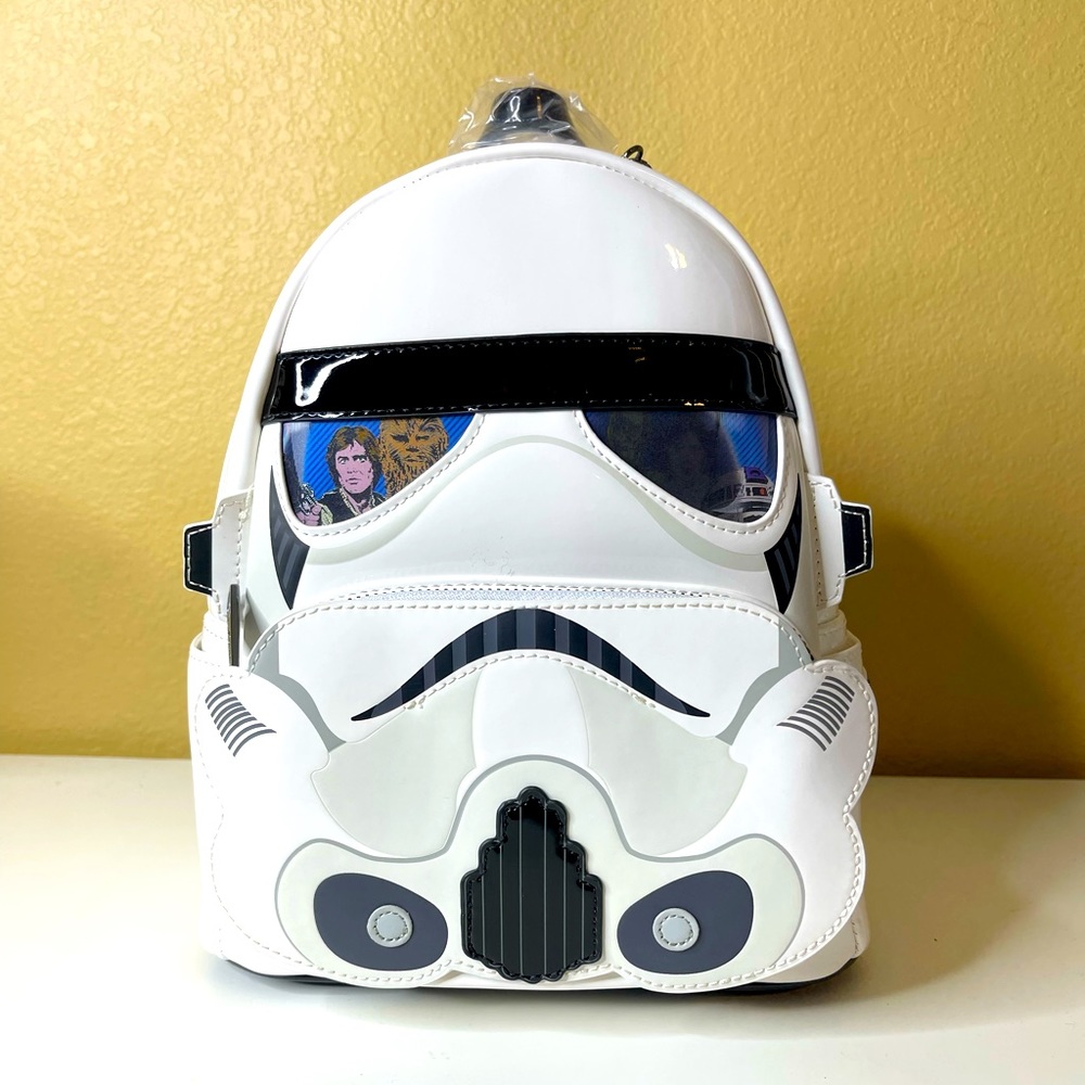 LOUNGEFLY STAR WARS STORMTROOPER LENTICULAR MINI BACKPACK